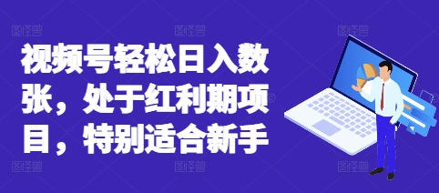视频号轻松日入数张，处于红利期项目，特别适合新手-网创终点站